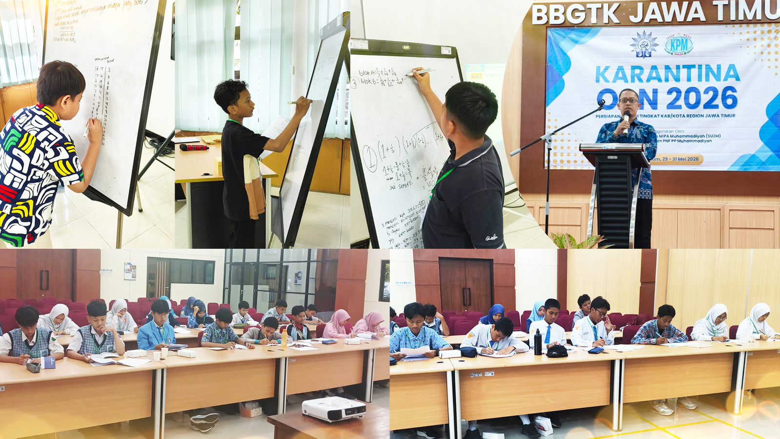 Tingkatkan Kesiapan OSN-K 2026, KPM Dampingi Karantina Intensif Region Jawa Timur