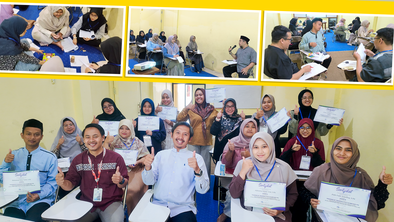 Guru dari 6 Provinsi Mengikuti TOT untuk Tingkatkan Pembinaan Sains